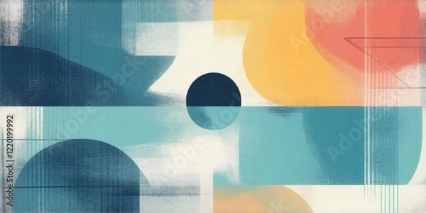 Obraz Harmony of Dots and Subtle Hues