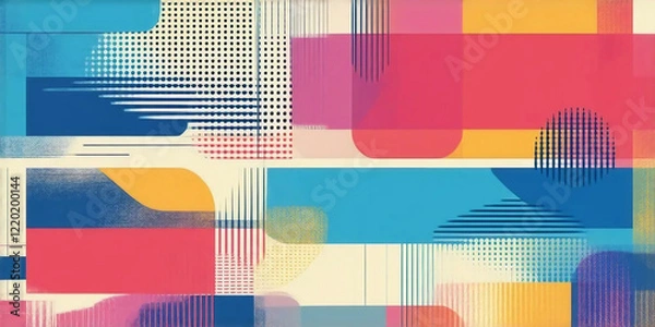 Obraz Harmony of Dots and Subtle Hues