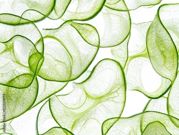 Fototapeta Sliced Cucumber