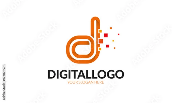 Fototapeta Digital Logo