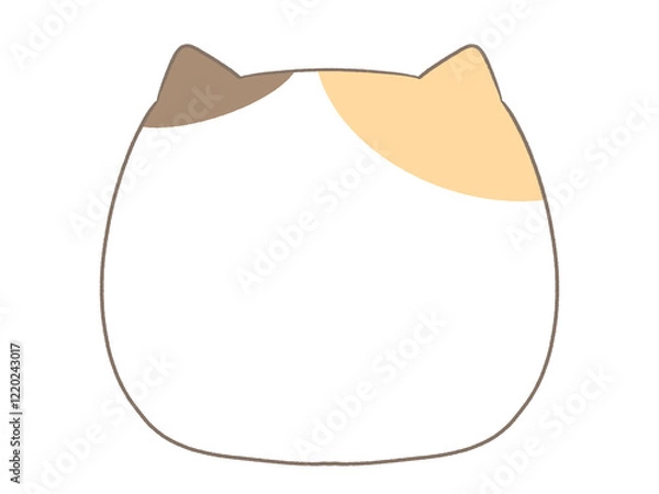 Obraz 三毛猫のフレーム