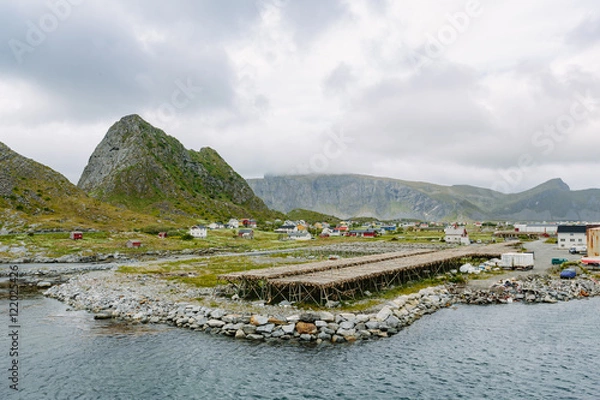 Obraz Drying fish on Lofoten islands