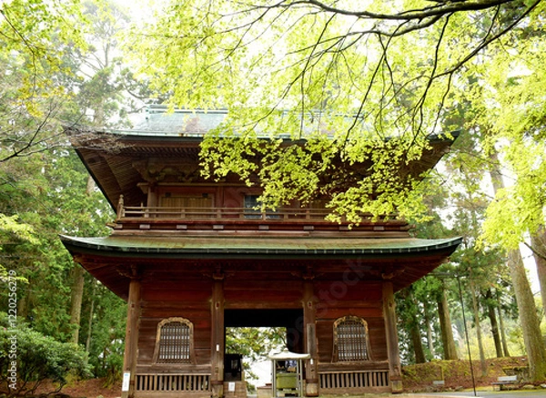 Obraz 比叡山　延暦寺　総門　文殊楼