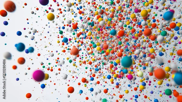 Obraz Colorful Particle Explosion