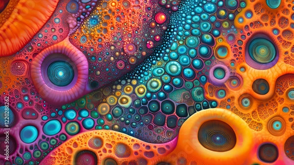 Obraz Vivid Organic Fractal Patterns