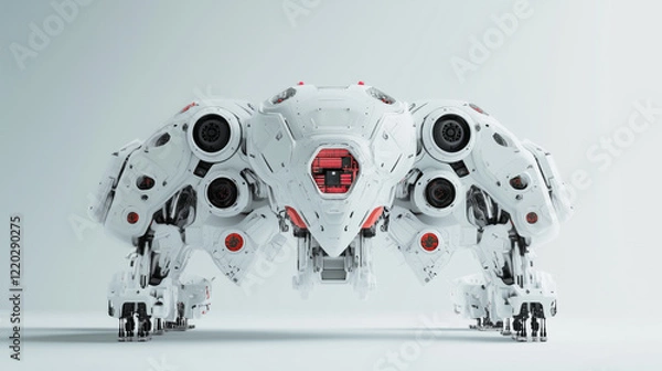 Fototapeta Advanced Mech Warrior