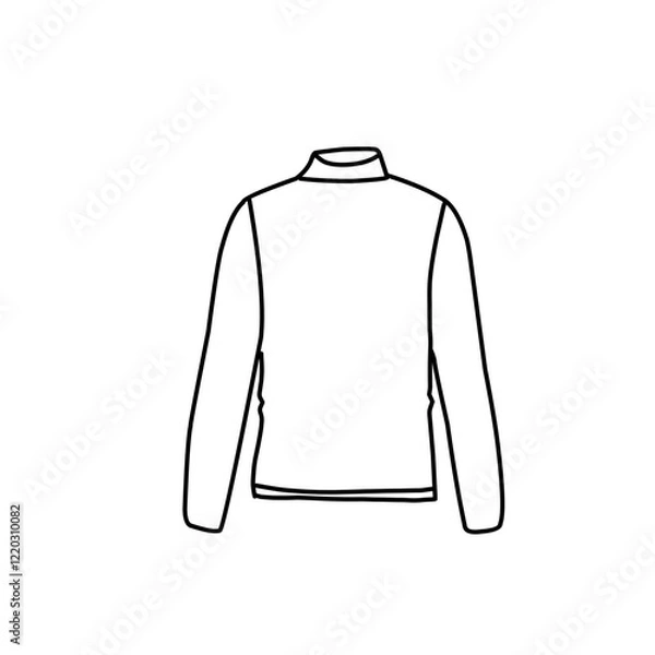 Obraz illustration clothing design line