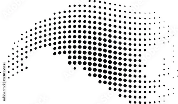 Fototapeta halftone dot pattern