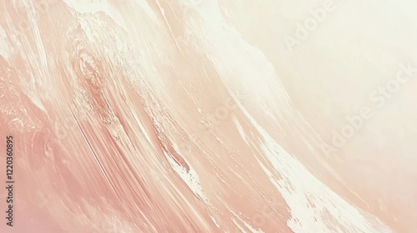 Fototapeta Abstract peach and white paint texture.