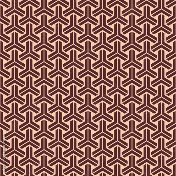 Fototapeta 和風でモダンなシームレスパターンの背景イラスト（ベクター）