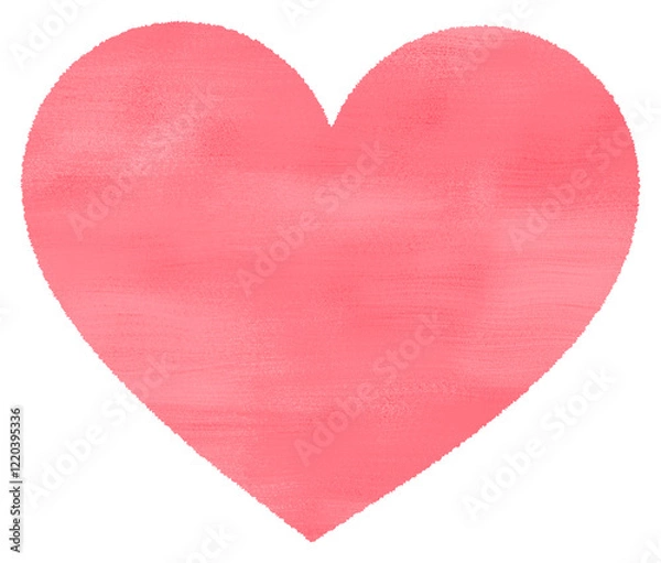 Fototapeta ハートの手書き風イラスト素材・かわいい・バレンタイン