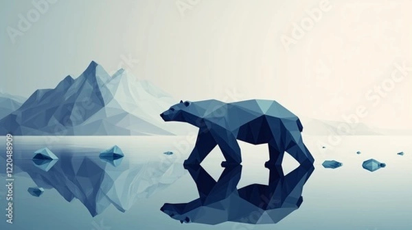 Obraz International Polar Bear Day illustration