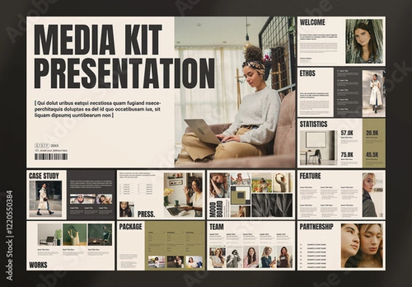 Obraz Media Kit Presentation Template