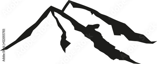 Obraz Mountains silhouette