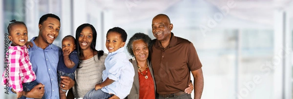 Obraz Starszy Małżeństwo Z Rodziną