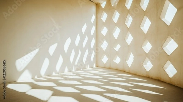 Obraz Modern Art Installation with Patterns and Texture