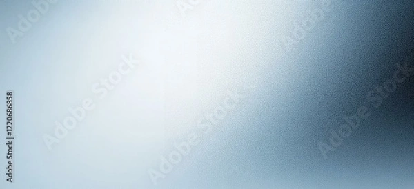 Fototapeta Light blue gray grainy noisy gradient background smooth textured header banner poster backdrop design