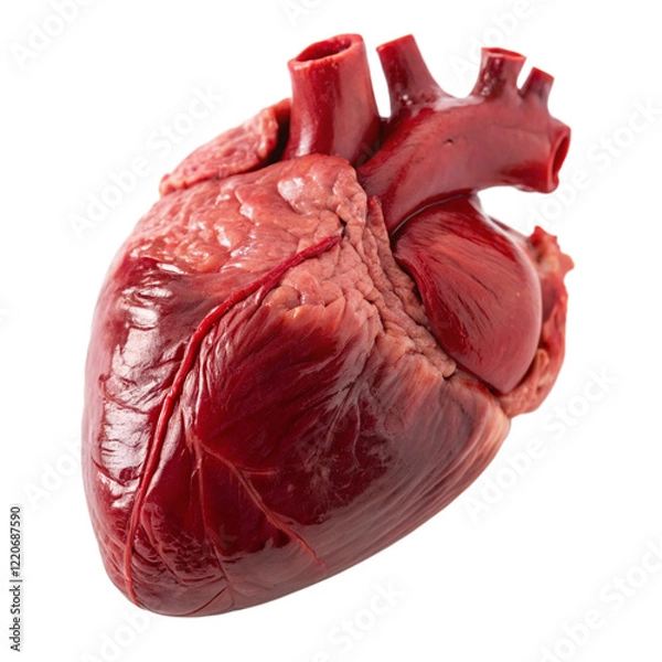 Obraz Anatomical Heart PNG with Transparent Background