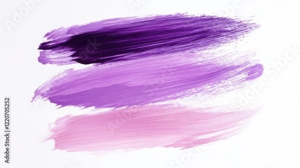 Obraz Layered pencil strokes create textured pastel artwork in shades of purple and pink on a white canvas