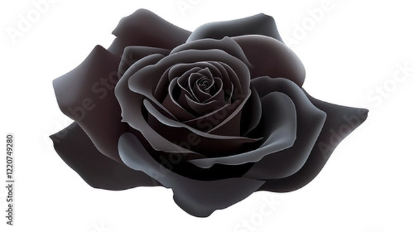 Obraz 黒いバラ 一輪