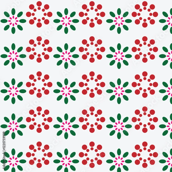 Fototapeta seamless floral pattern