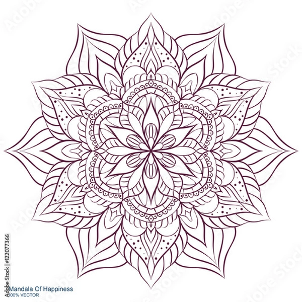 Obraz Mandala. Template Circular Ornament