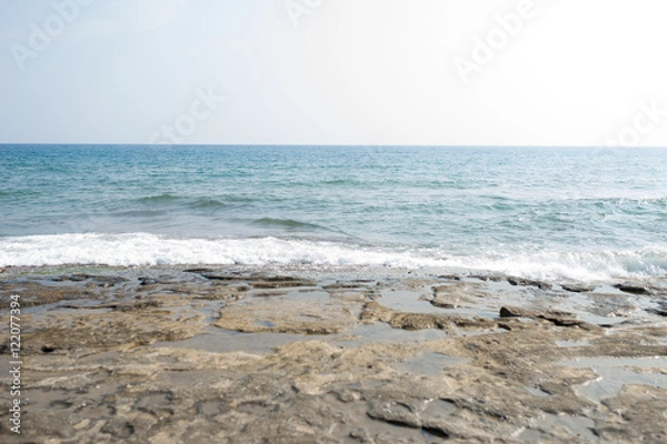 Fototapeta Einsamer Kiesstrand