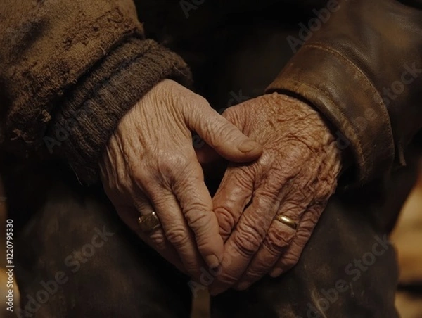 Fototapeta Empathetic Caregiving Elderly Patient and Caregiver Share a Respectful Connection, Discussing Personal Needs and Providing Compassionate Support Understanding the Emotional and Physical Wellbeing of