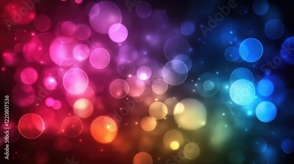 Fototapeta Abstract bokeh patterns dynamic wallpapers