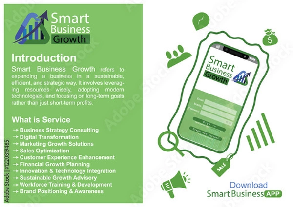 Obraz social media post for advertising actions