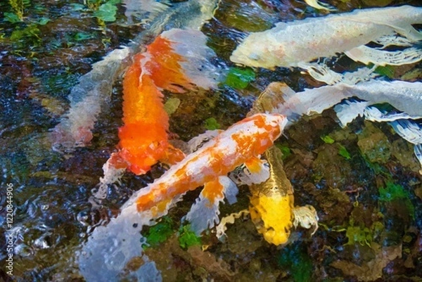 Obraz 綺麗なヒレナガニシキゴイ