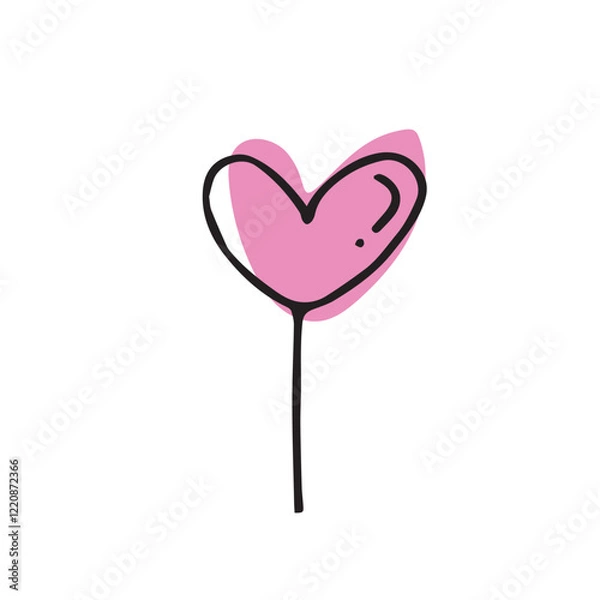 Obraz candy in the shape of a heart