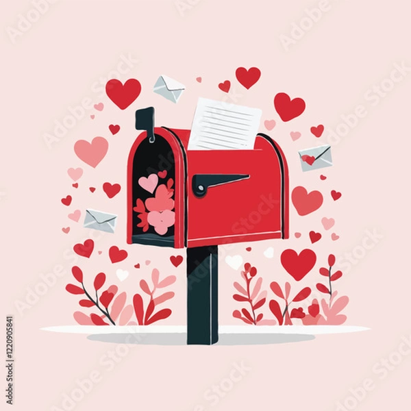Obraz Valentine's Day Mailbox