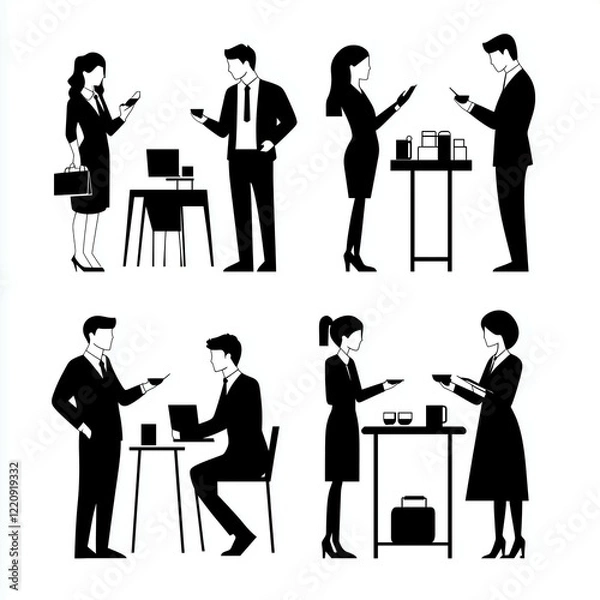 Fototapeta ビジネスシーンの背景素材