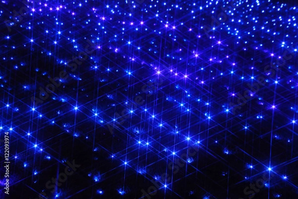 Obraz 青いイルミネーション