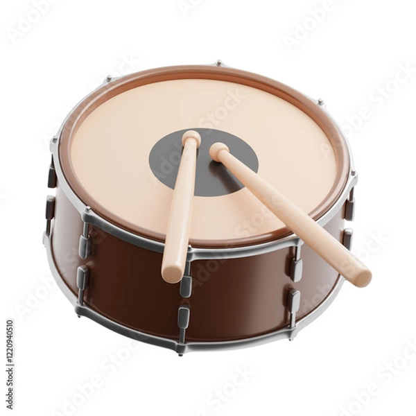 Obraz 3d illustration of Snare drum