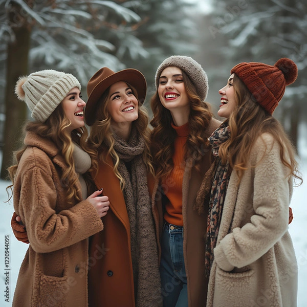 Obraz Boho Winter Women