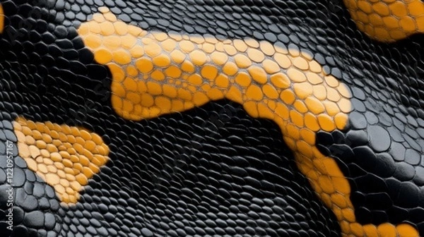 Obraz Ball python snakeskin animal pattern, seamless, tileable.