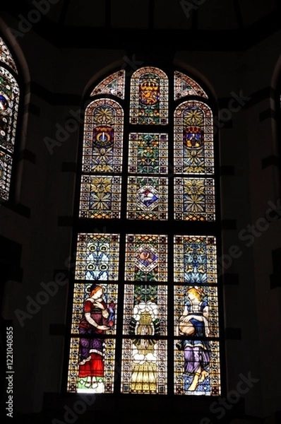 Fototapeta Stained glass window.