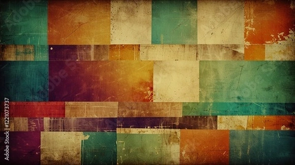 Fototapeta Abstract vintage textured background