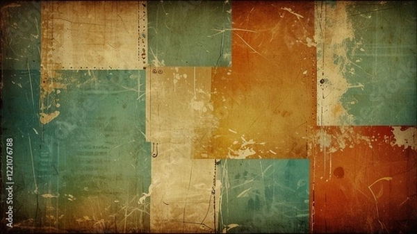 Fototapeta Abstract vintage textured background