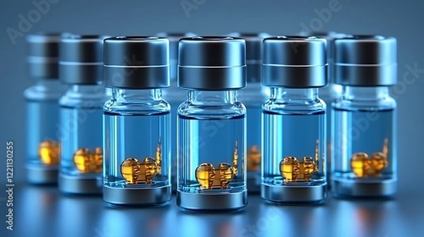 Obraz tubes with liquid