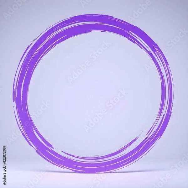Obraz purple circle