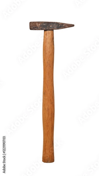 Obraz Hammer with Wooden Handle Isolated on transparent background. Tools. PNG