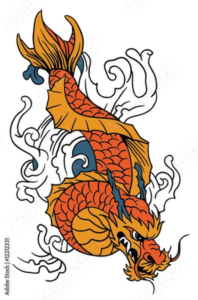Obraz vector koi (fish)