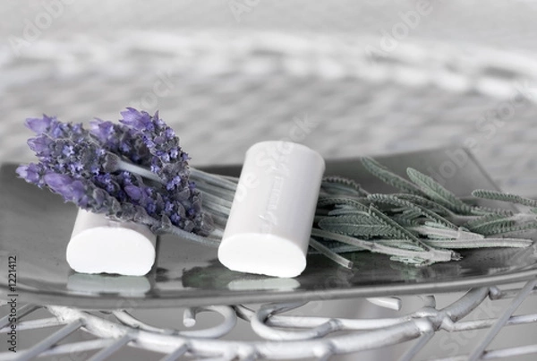 Obraz lavender  &  soap spa