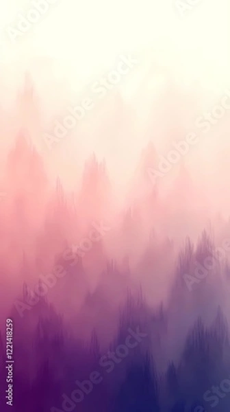 Obraz Soft pastel gradient background creating a smooth blend of colors reminiscent of serene landscapes at dusk