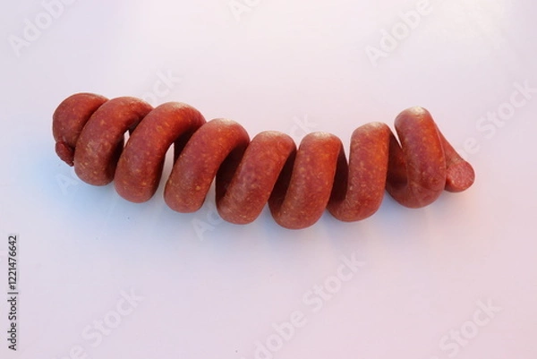 Obraz  Salami. Geringelte Rauchpeitsche.