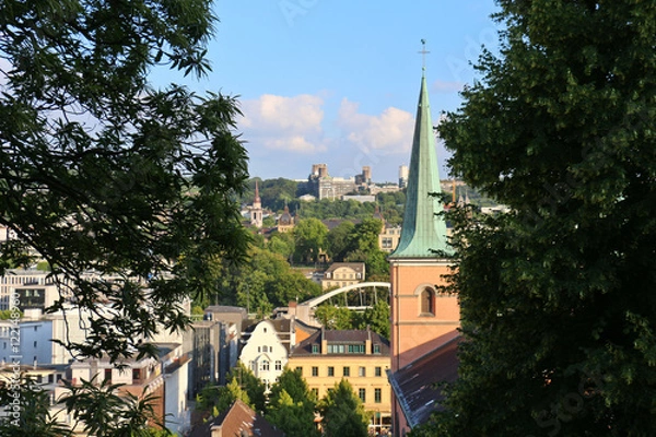 Fototapeta Zielony Wuppertal