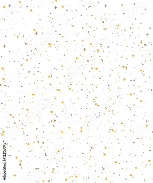Obraz Gold Sparkle Confetti Background Illustration